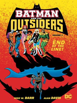 cover image of Batman and the Outsiders (1983), Volume 3
